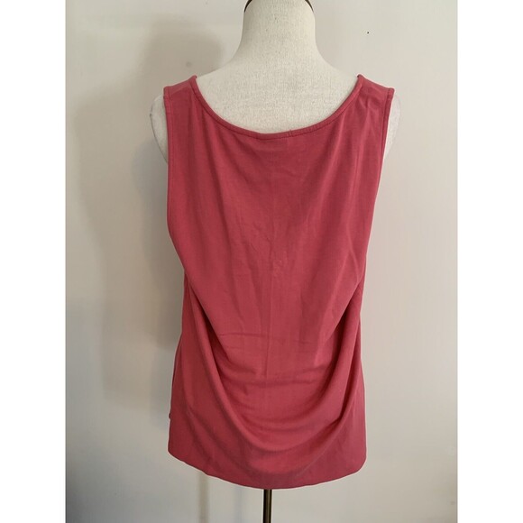 Torrid Ponte Square Neck Zip Up Tank Woman’s Size 2X (18-20) Holly Berry Pink - Picture 2 of 9